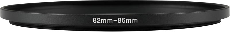 JOYTOLIN 82-86mm Metal Step-Up/Down Ring Adapter Compatible with Mirrorless Cameras DSLR Lens, UV CPL ND Filter Thread Converter, Black - Image 2